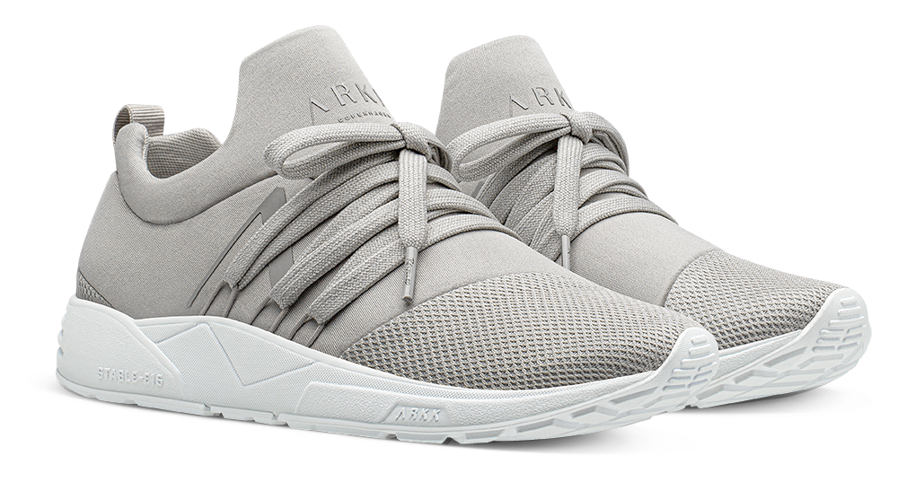 ARKK Collection Raven Mesh PET S-E15 | Grey White | Men Raven